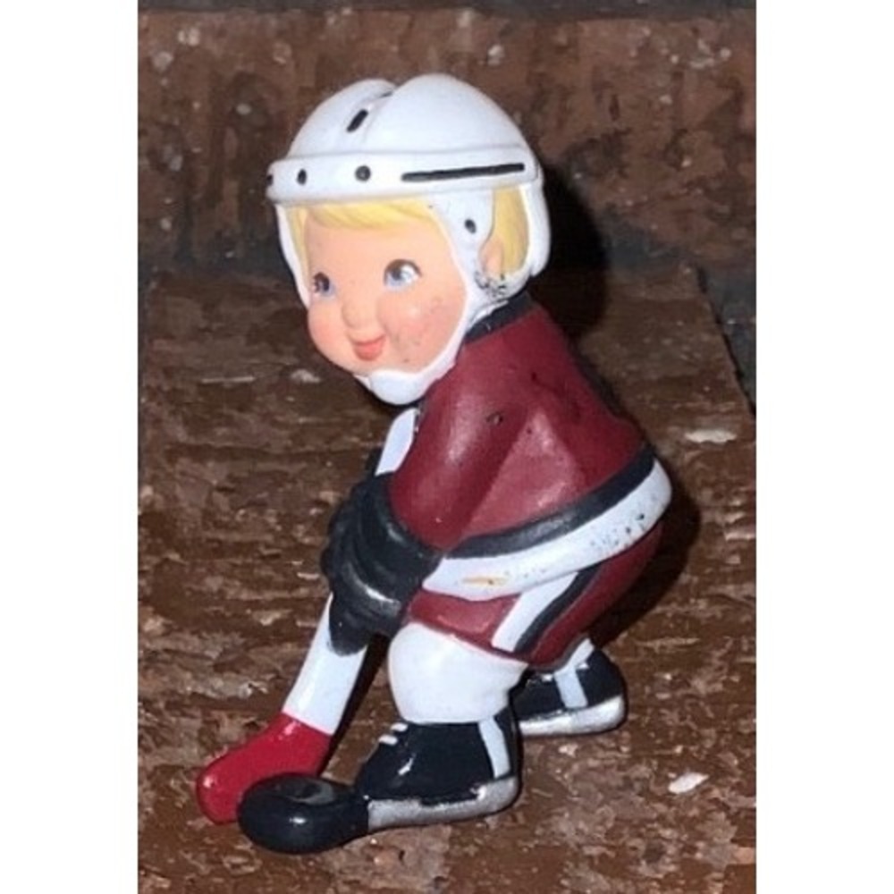 Hallmark Merry Miniatures Kids Collection Figurine Blade Hockey #6 Player